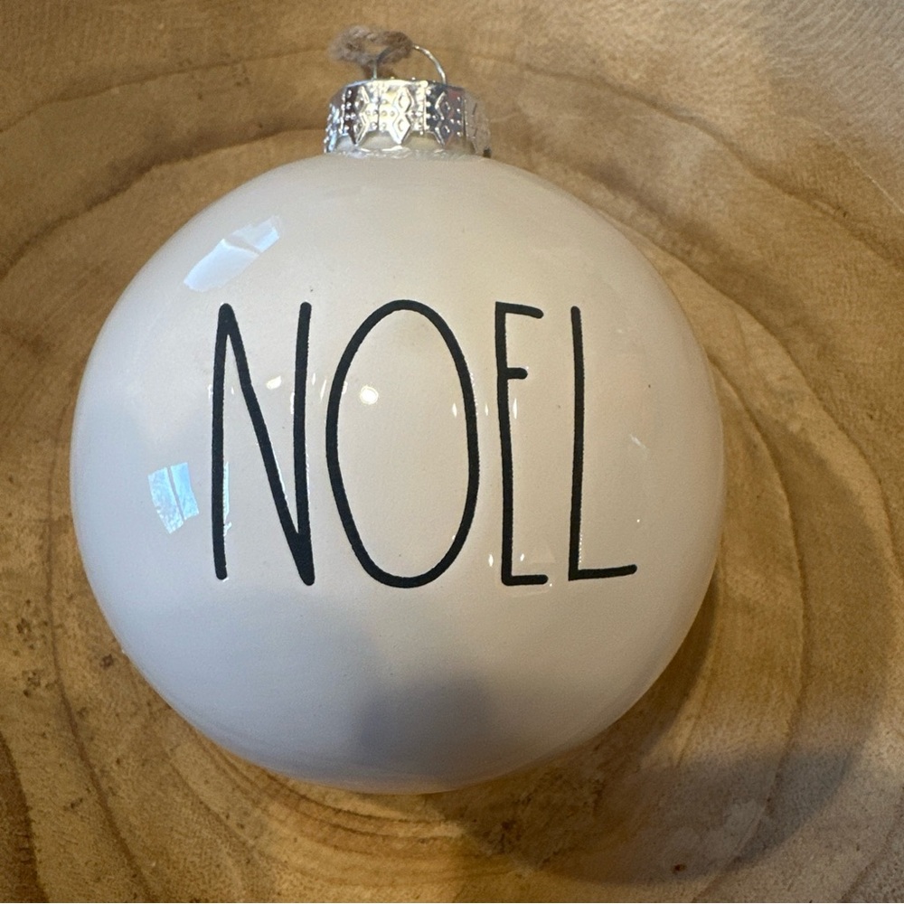 Rae Dunn Ceramic Ornament NOEL Christmas Holiday Decor Farmhouse